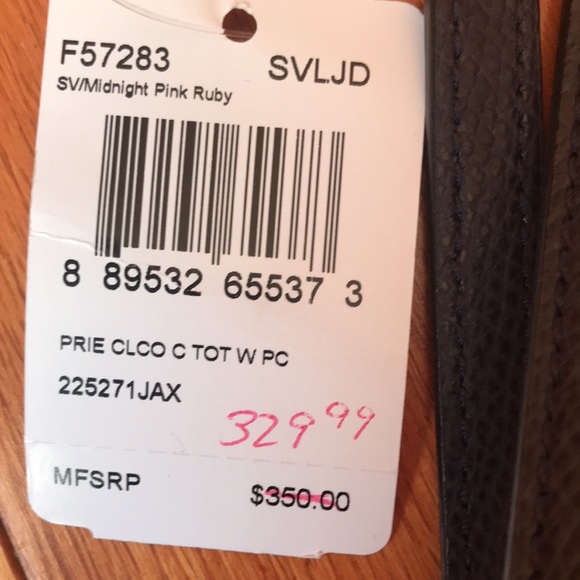 NWT- beautiful Coach purse - Picture 3 of 4